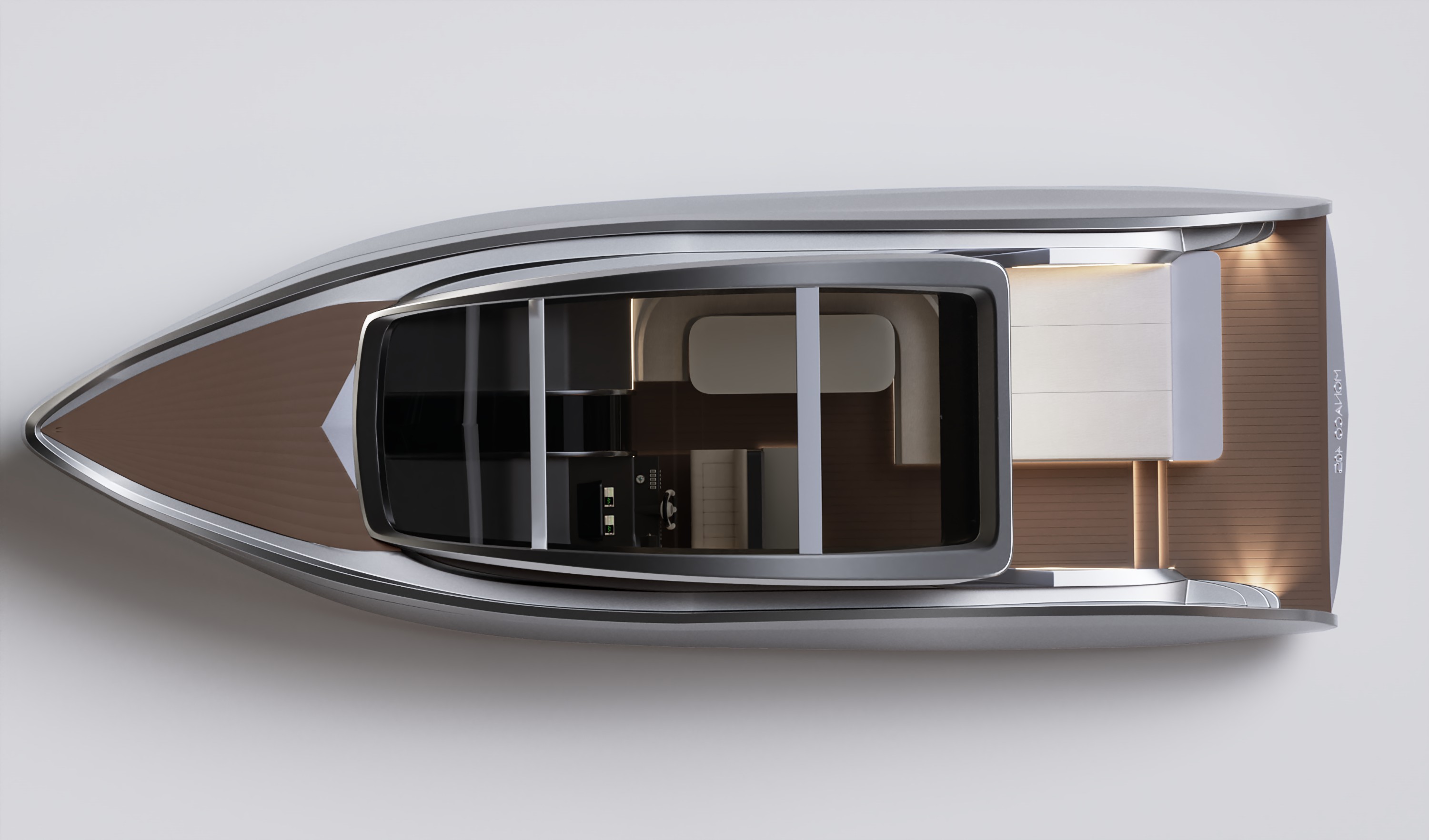 Monaco boat design render