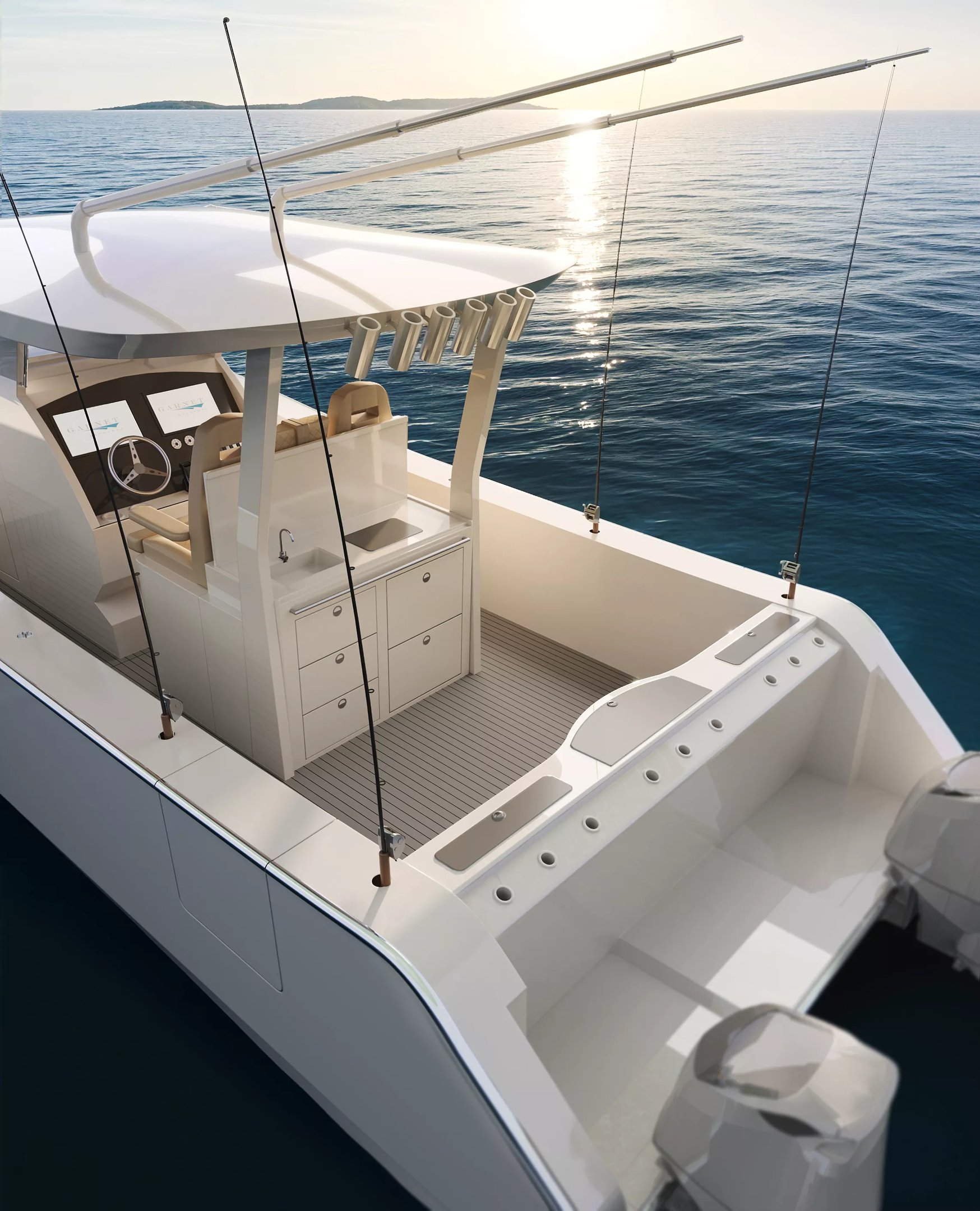 Garnet 350 CC side profile