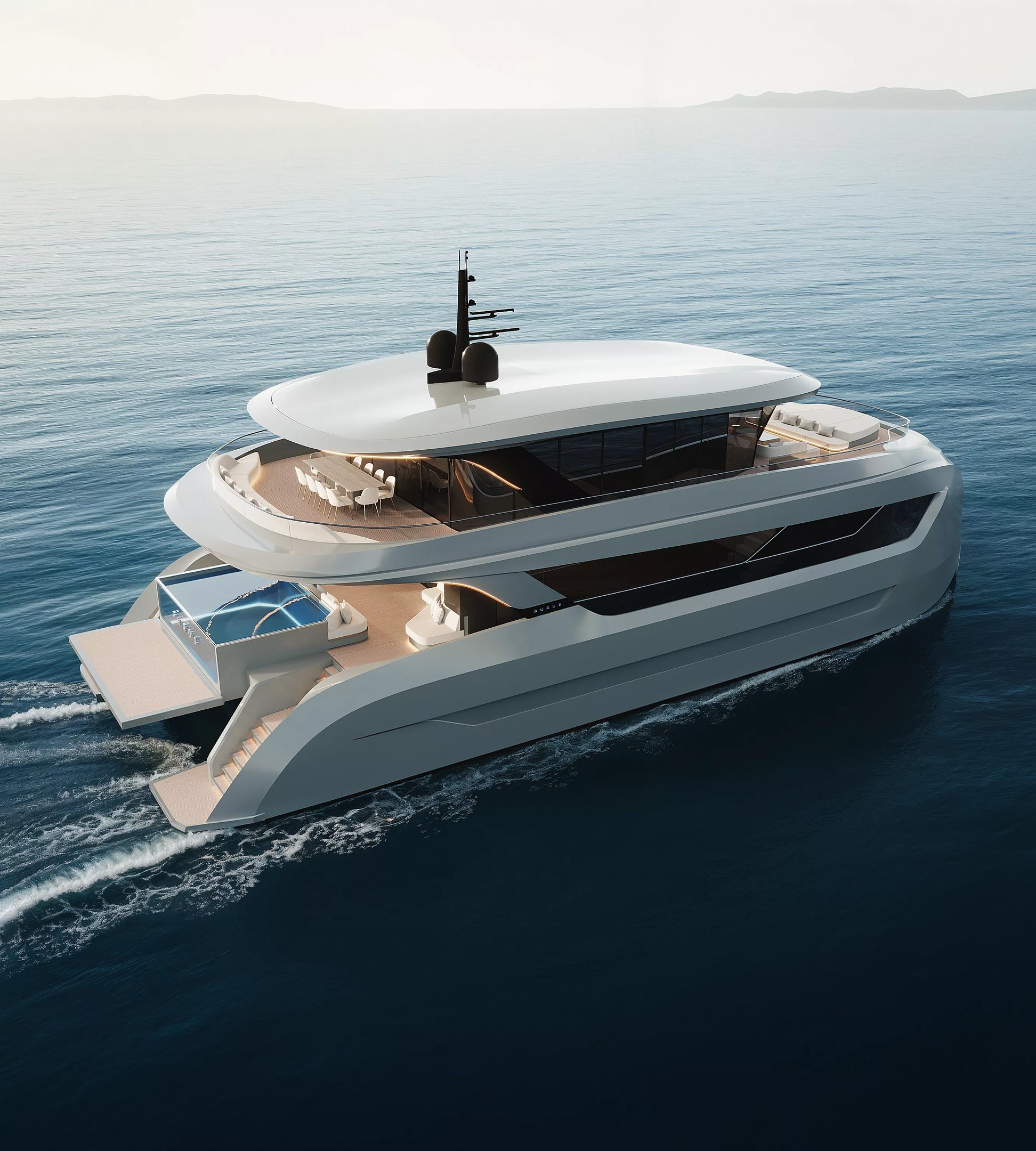 Yacht exterior design