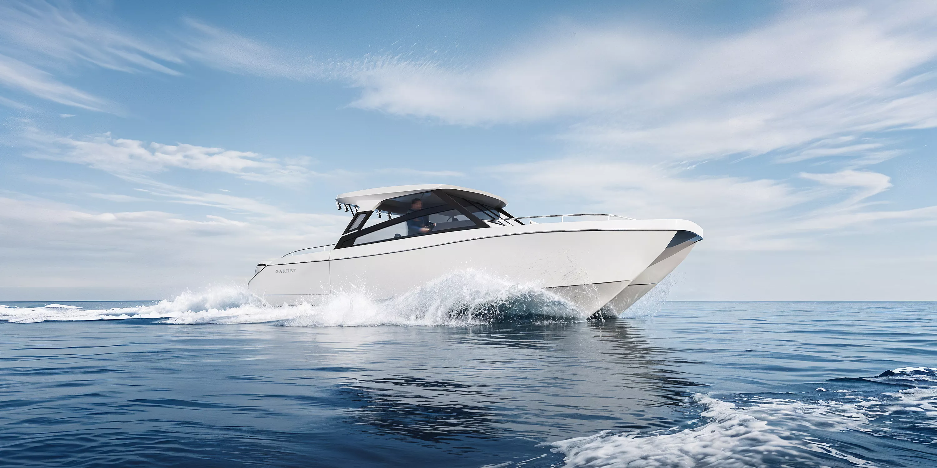 Garnet Dual Console boat design by RSantos Design