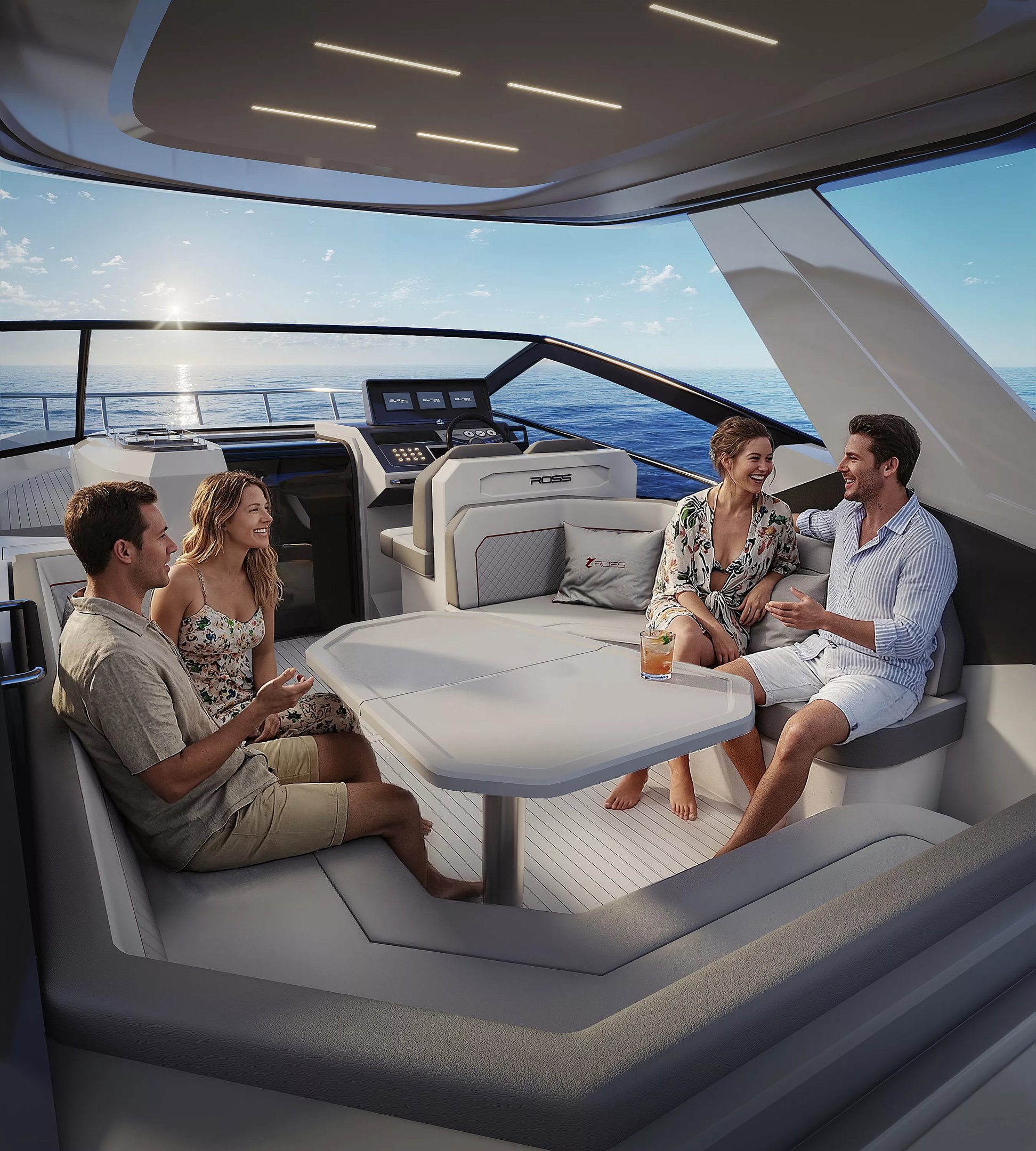 Ross 34 Evo deck view 2