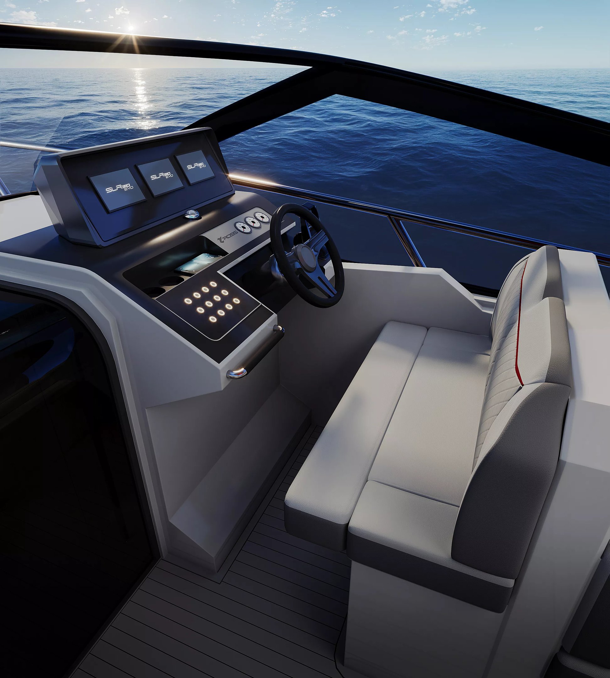 Ross 34 Evo deck view