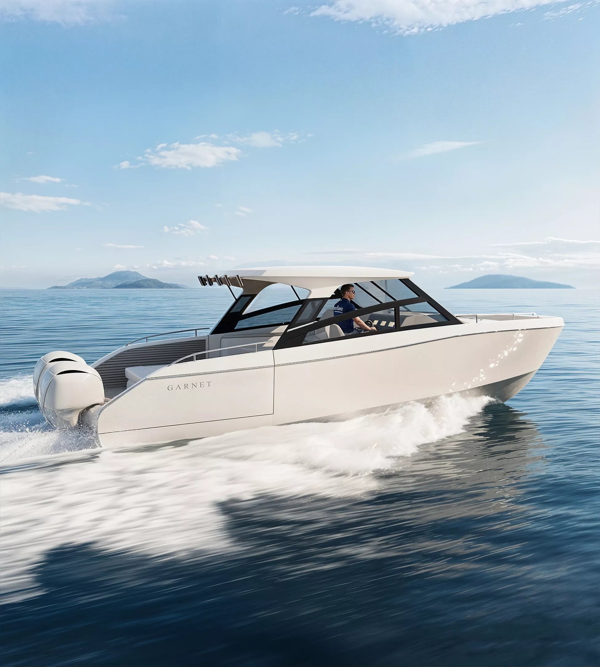 Garnet 380 Dual Console exterior design