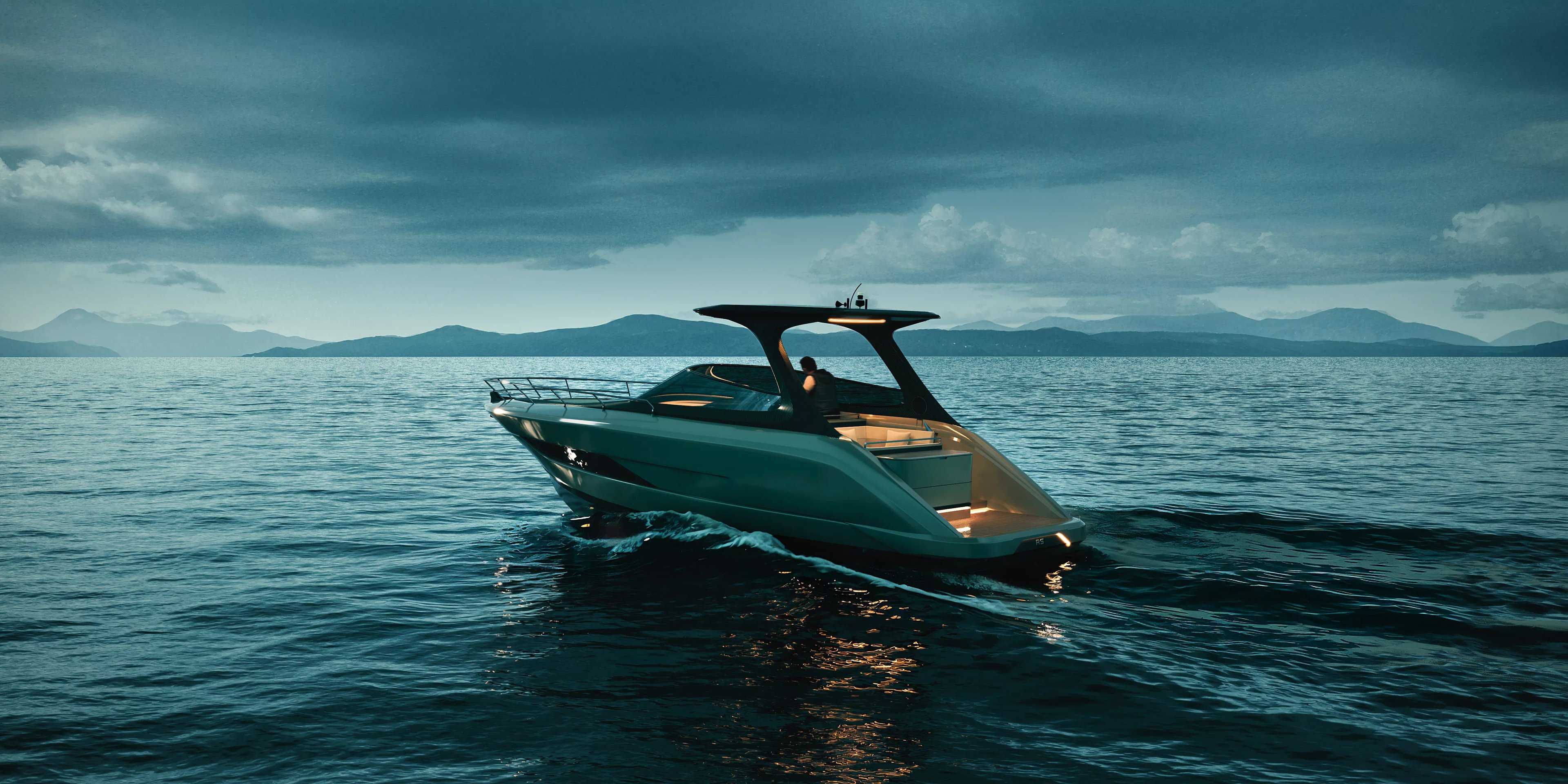 Notte boat exterior detail