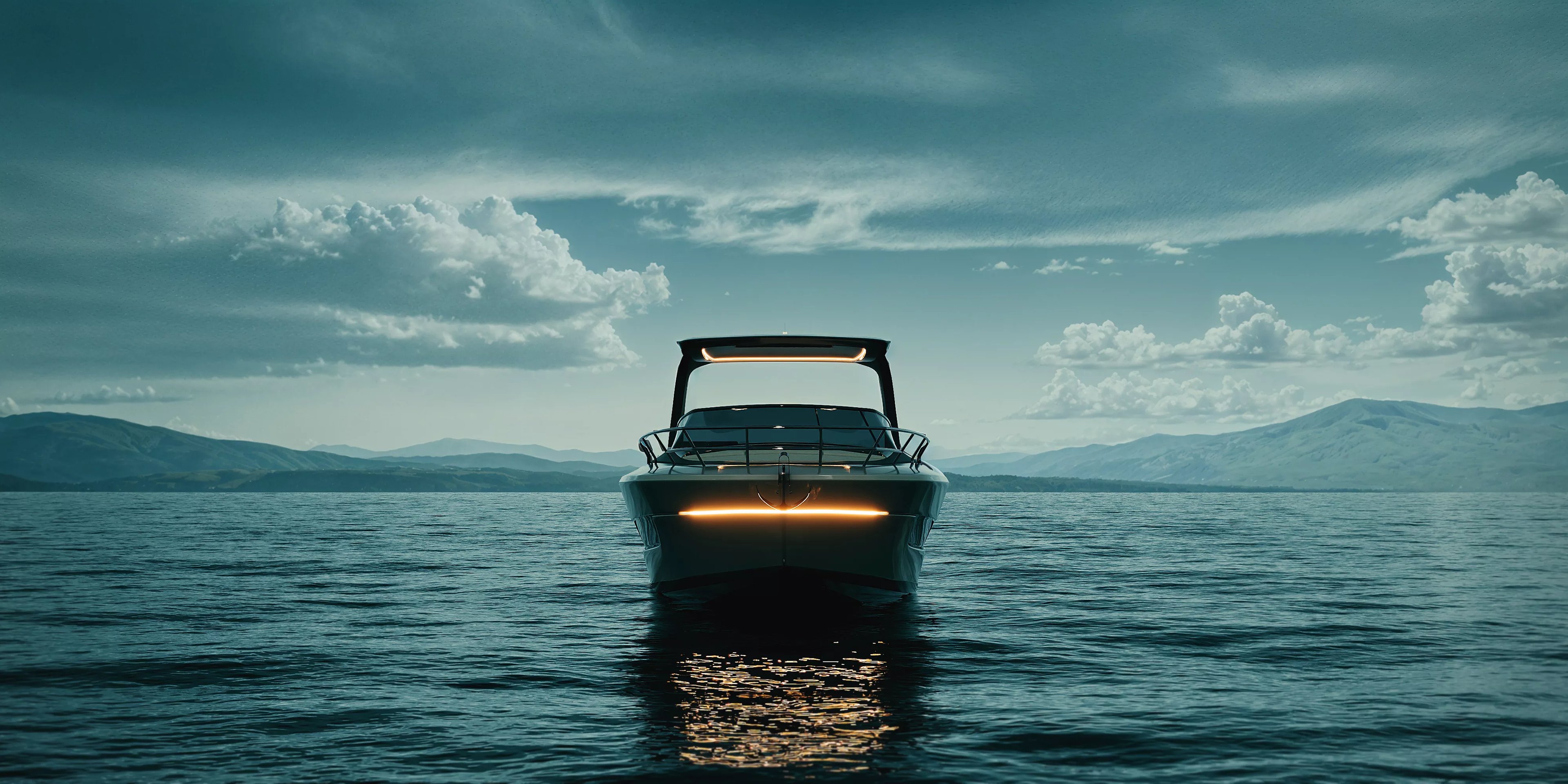 Notte boat exterior side view