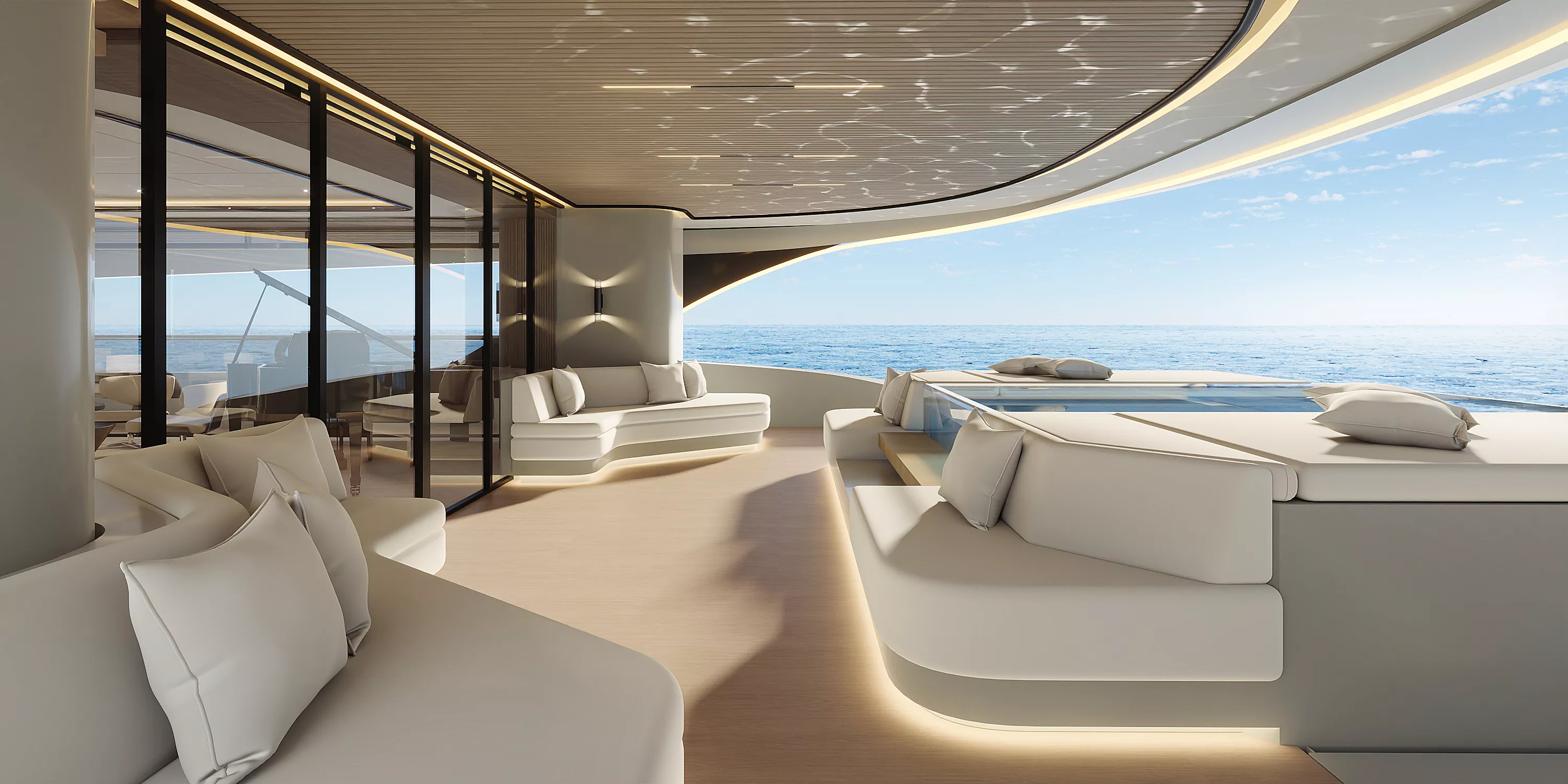Purus catamaran interior view 5