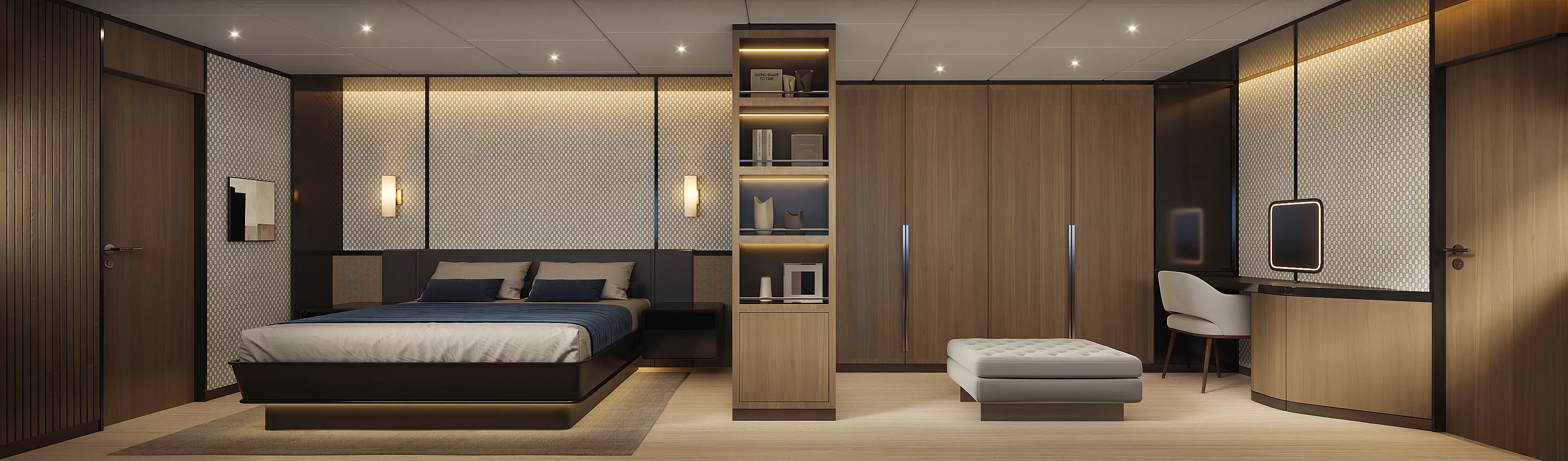 Purus catamaran owner cabin