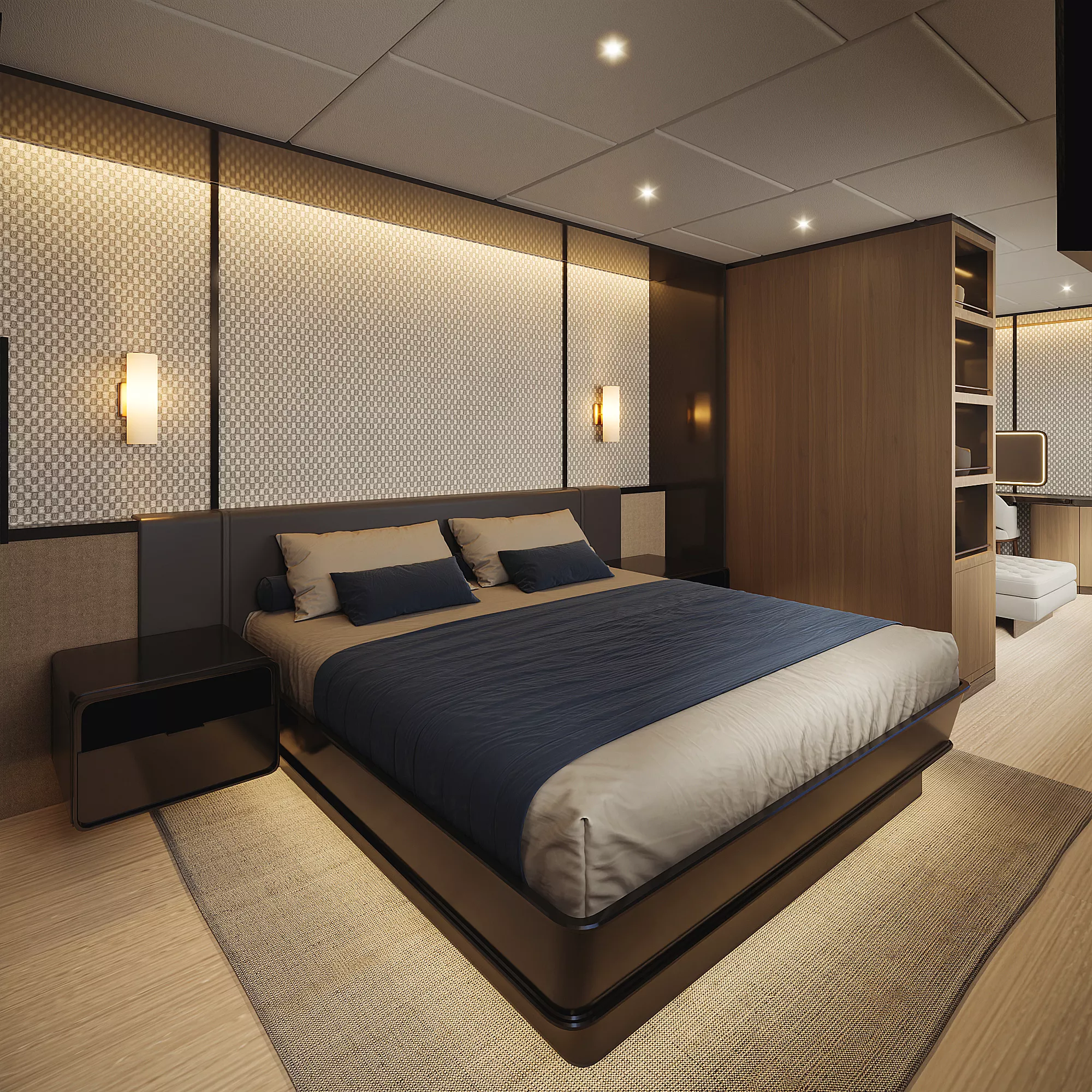 Purus catamaran cabin detail