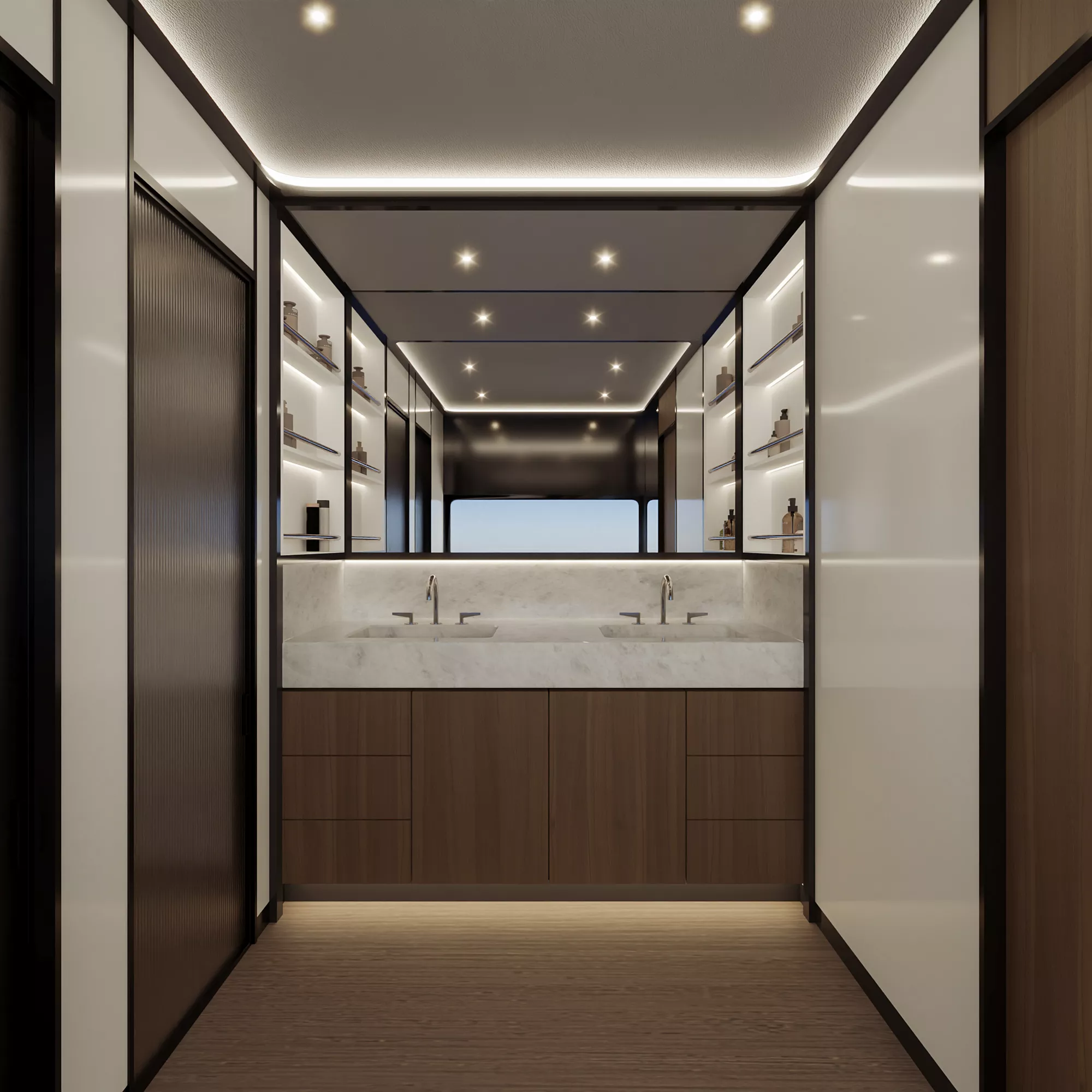 Purus catamaran bathroom